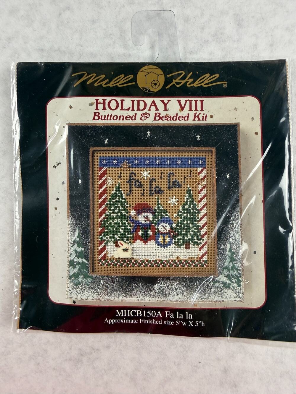 Mill Hill Fa La La Holiday VIII Beaded Cross Stitch Kit MHCB150A Sealed New
